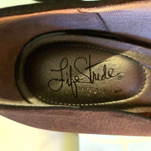 Black Patent Leather Life Stride Heels Size 10